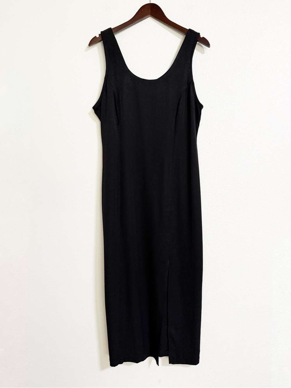 Vintage 80s Jaclyn Hart Front Slit Tank Maxi Dress